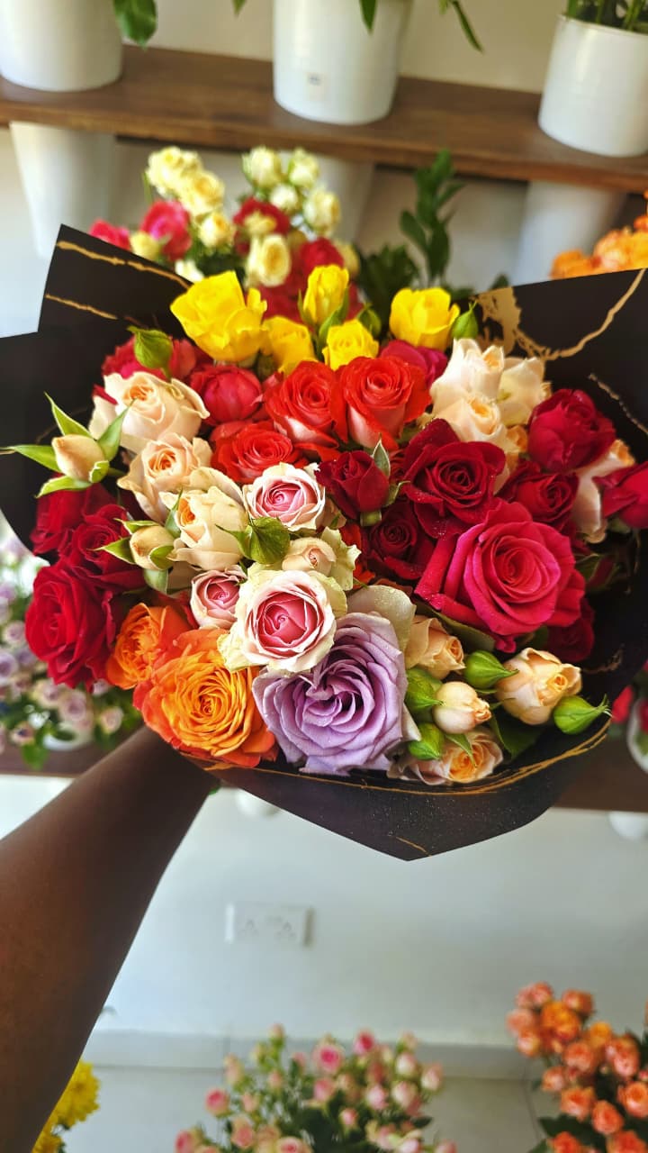 Fresh flower bouquet for client appreciation Nairobi — Nawiri