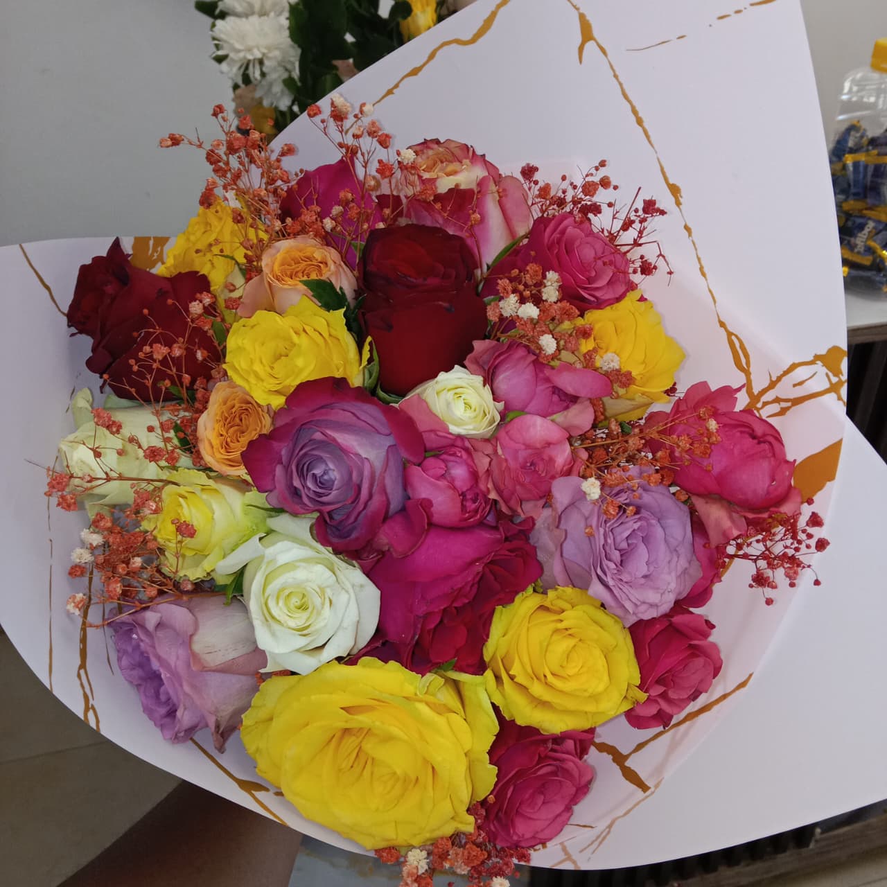 Fresh flower bouquet for client appreciation Nairobi — Nawiri